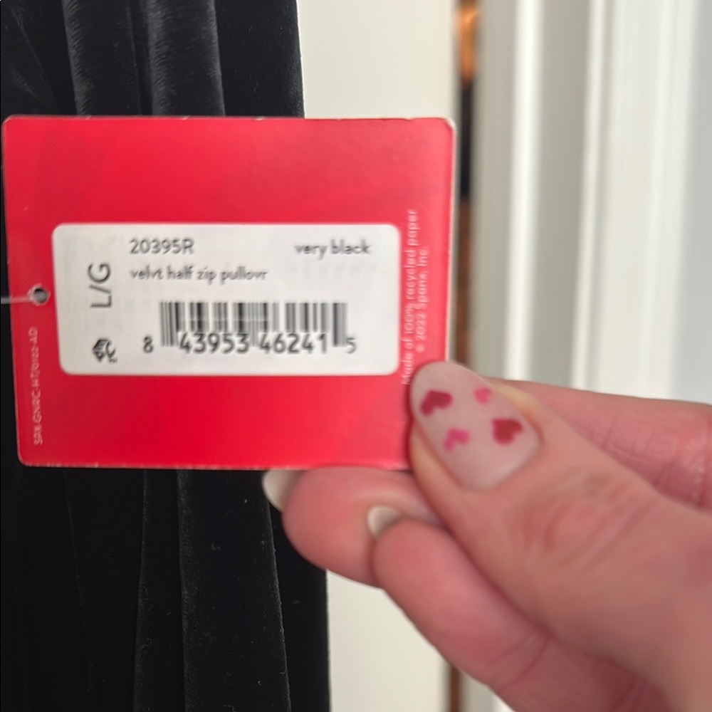 Spanx AirEssentials half-zip black velvet - Picture 3 of 13